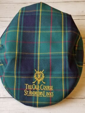 St. Andrews Links "The Old Course" Tartan Collection Cotton Plaid Golf Hat